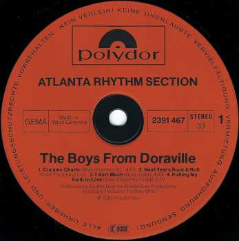 LP Atlanta Rhythm Section: The Boys From Doraville