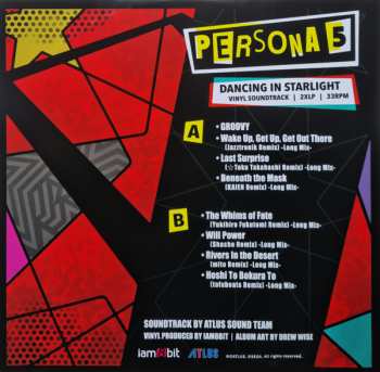 2LP Atlus Sound Team: Persona 5: Dancing in Starlight CLR | LTD