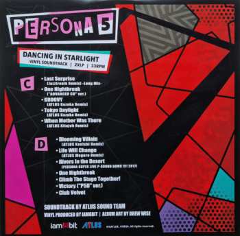 2LP Atlus Sound Team: Persona 5: Dancing in Starlight CLR | LTD