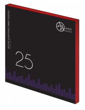 Audiotechnica Audio Anatomy Vnitřní antistatické obaly Deluxe Audiophile Červené 25ks
