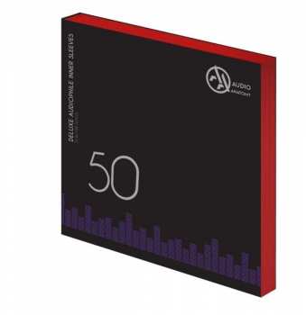 Audiotechnica Audio Anatomy Vnitřní antistatické obaly Deluxe Audiophile Červené 50ks