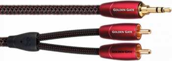 Audiotechnica Audioquest Golden gate JR - audio kabel 3,5 jack - 2 x RCA 2m