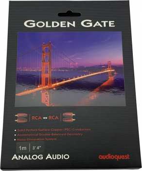 Audiotechnica Audioquest Golden gate RR - audio kabel 2 x RCA - 2 x RCA 0,6m