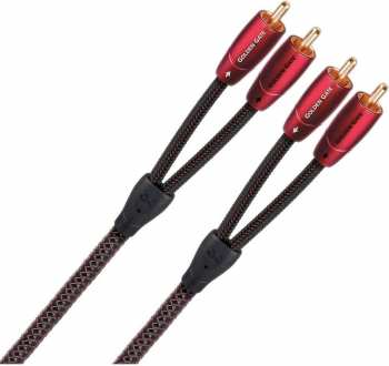 Audiotechnica Audioquest Golden gate RR - audio kabel 2 x RCA - 2 x RCA 0,6m
