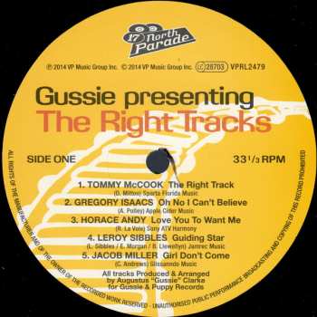 LP Augustus "Gussie" Clarke: The Right Tracks