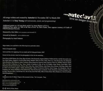 CD Autoclav1.1: Love No Longer Lives Here
