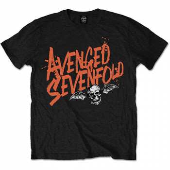 Merch Avenged Sevenfold: Maglietta Orange Splatter 