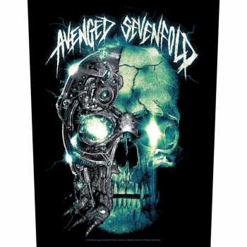 Merch Avenged Sevenfold: Applicazione sulla schiena Mechanical Skull 