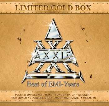 3CD/Set di cofanetti Axxis: Best Of EMI-Years (Limited Gold Box) LTD