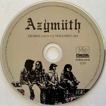 CD Azymuth: Demos (1973-75) Volumes 1&2