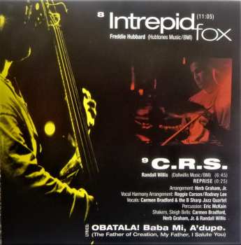 CD B Sharp Jazz Quartet: Mirage