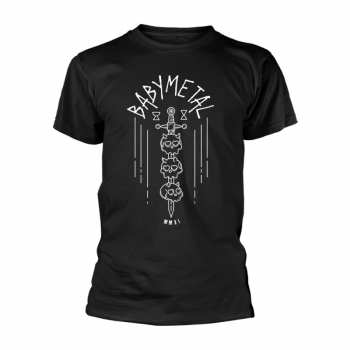 Merch Babymetal: Maglietta Skull Sword