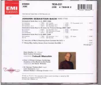 CD Johann Sebastian Bach: Orchestral Suite No. 1, No. 2 & No. 3. Jesu Joy Of Man's Desiring, Sheep May Safely Graze.