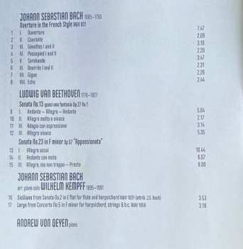CD Johann Sebastian Bach: Bach Beethoven