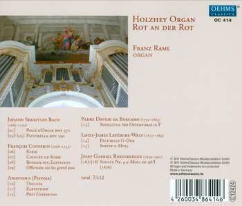 CD Johann Sebastian Bach: Holzhey Organ Rot An Der Rot