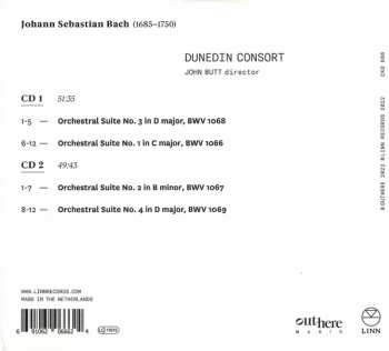 2CD Johann Sebastian Bach: Orchestral Suites BWV 1066-1069