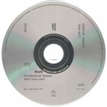 2CD Johann Sebastian Bach: Orchestral Suites BWV 1066-1069