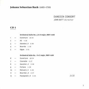 2CD Johann Sebastian Bach: Orchestral Suites BWV 1066-1069