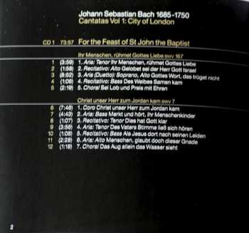 2CD Johann Sebastian Bach: Cantatas Vol. 1: City Of London