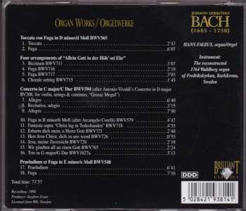 9CD/Set di cofanetti Johann Sebastian Bach: Organ Works Vol. II = Orgelwerke Vol. II