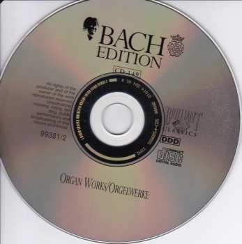 9CD/Set di cofanetti Johann Sebastian Bach: Organ Works Vol. II = Orgelwerke Vol. II