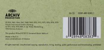 26CD/Set di cofanetti Johann Sebastian Bach: Cantatas