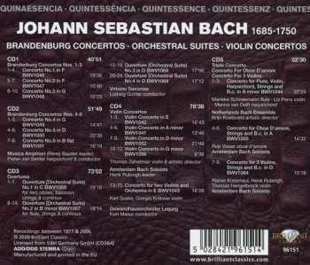 5CD/Set di cofanetti Johann Sebastian Bach: Brandenburg Concertos, Orchestral Suites, Violin Concertos