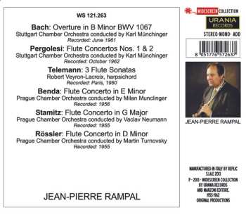 2CD Johann Sebastian Bach: Overture No. 2 / Flute Concertos Nos. 1 & 2/ 3 Flute Sonatas / Flute Concerto