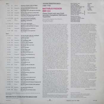 LP Johann Sebastian Bach: Matthaeus Passion (Ausschnitte)