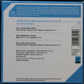 6CD/Set di cofanetti Johann Sebastian Bach: Sacred Works