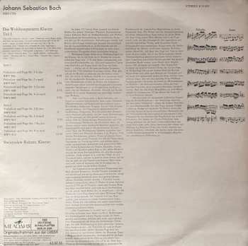 LP Johann Sebastian Bach: Das Wohltemperierte Klavier I - Präludien Und Fugen 1-8 BWV 846-853 