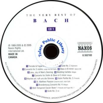 2CD Johann Sebastian Bach: The Very Best Of Bach
