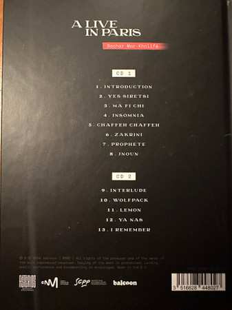 2CD Bachar Khalifé: A Live In Paris