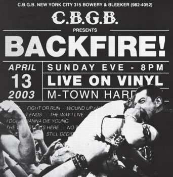 LP Backfire!: Live At CBGB's CLR | LTD