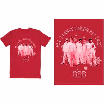 Merch Backstreet Boys: Maglietta All I Want Xmas 