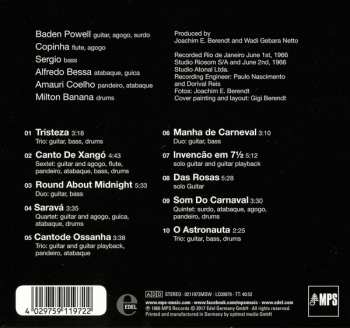 CD Baden Powell: Tristeza On Guitar