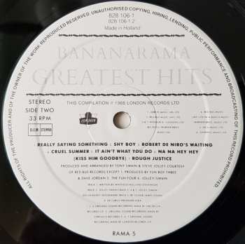 LP Bananarama: The Greatest Hits Collection