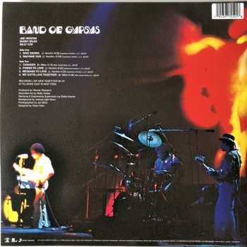 LP Jimi Hendrix: Band Of Gypsys LTD | CLR