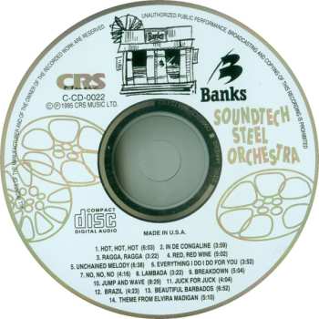 CD Banks Soundtech Steel Orchestra: Banks Soundtech Steel Orchestra