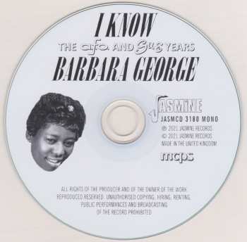 CD Barbara George: I Know - The A.F.O. And Sue Years