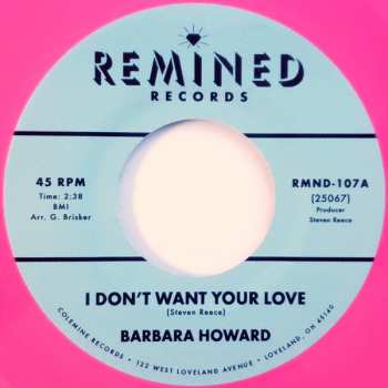 SP Barbara Howard: I Don't Want Your Love / The Man Above CLR | LTD