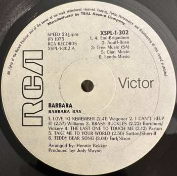 LP Barbara Ray: Barbara Ray