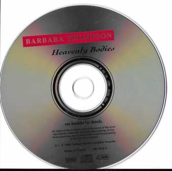 CD Barbara Thompson: Heavenly Bodies