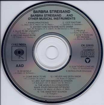 CD Barbra Streisand: Barbra Streisand...And Other Musical Instruments
