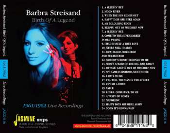 CD Barbra Streisand: Birth Of A Legend 1961-1962 (Live Recordings)