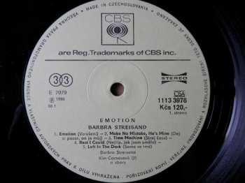LP Barbra Streisand: Emotion