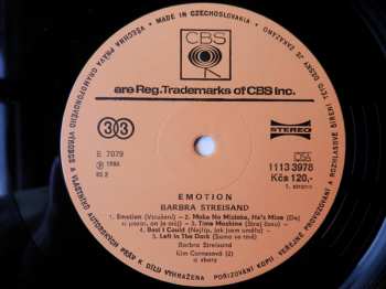 LP Barbra Streisand: Emotion