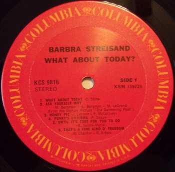 LP Barbra Streisand: What About Today?