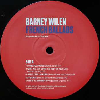 2LP Barney Wilen: French Ballads