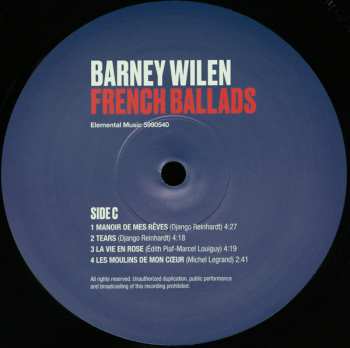 2LP Barney Wilen: French Ballads